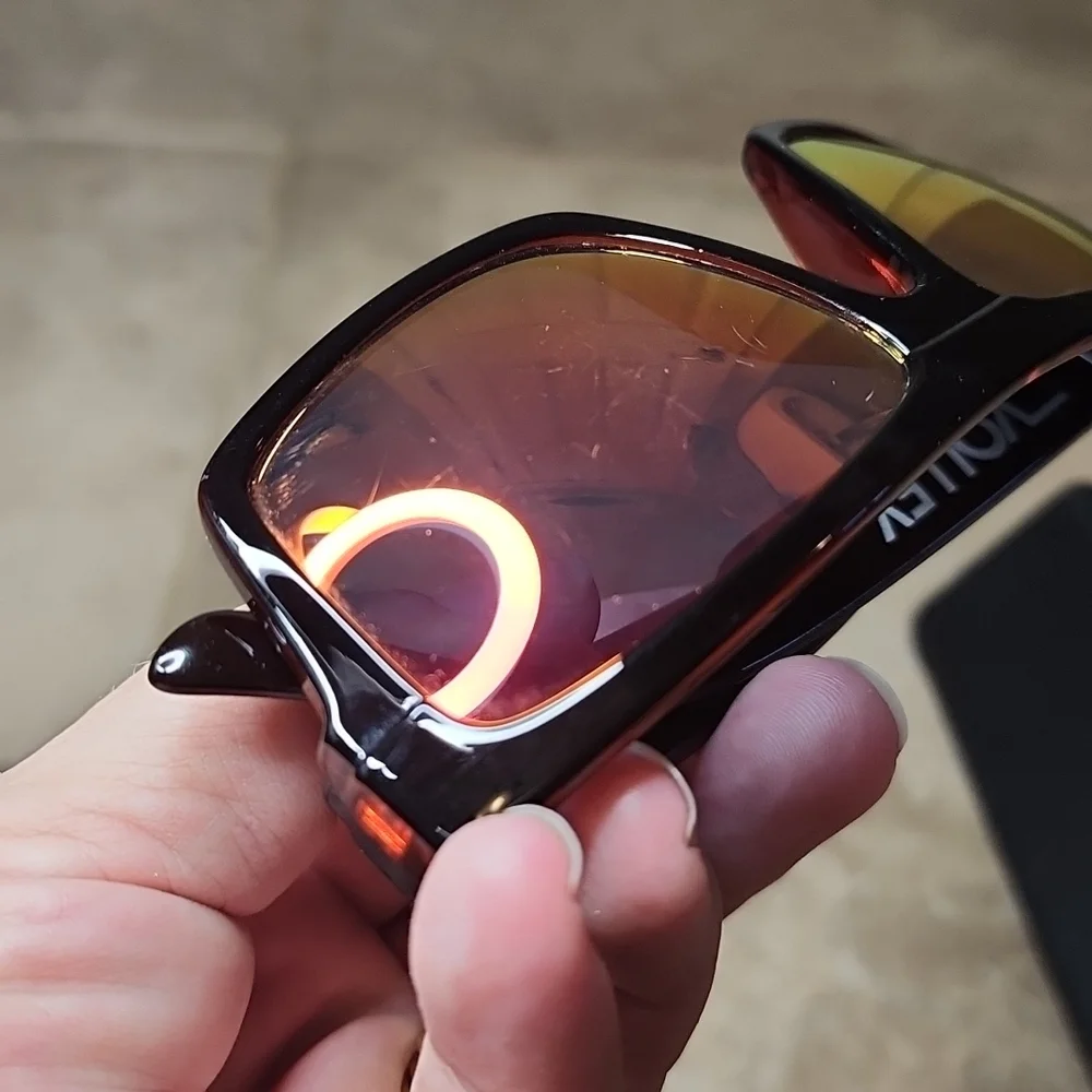 Carve Volley iridium gloss black flame sunglasses